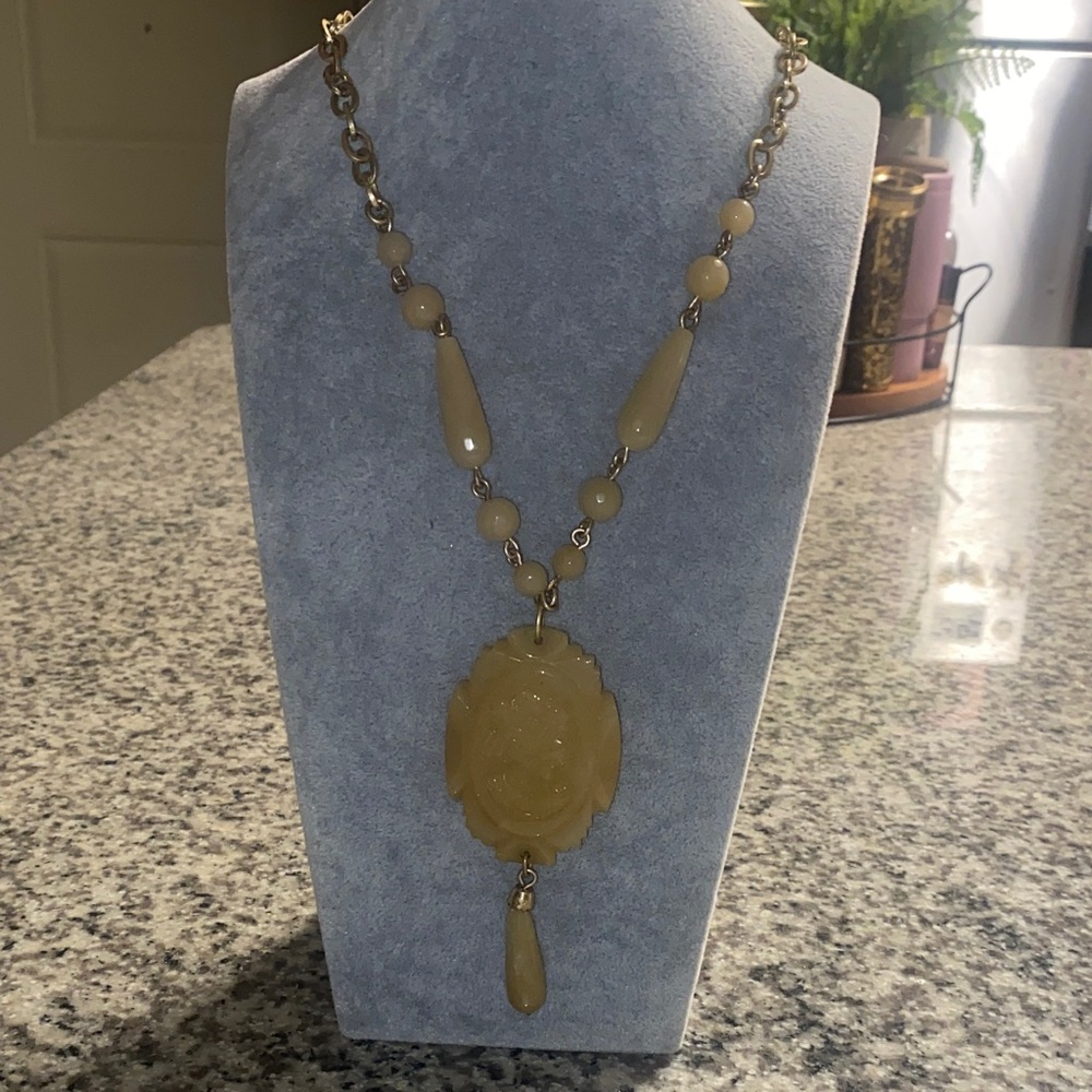 CAbi Yellow Pendant Necklace